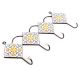 White And Yellow Sunflower Ceramic Tiles Hooks Online